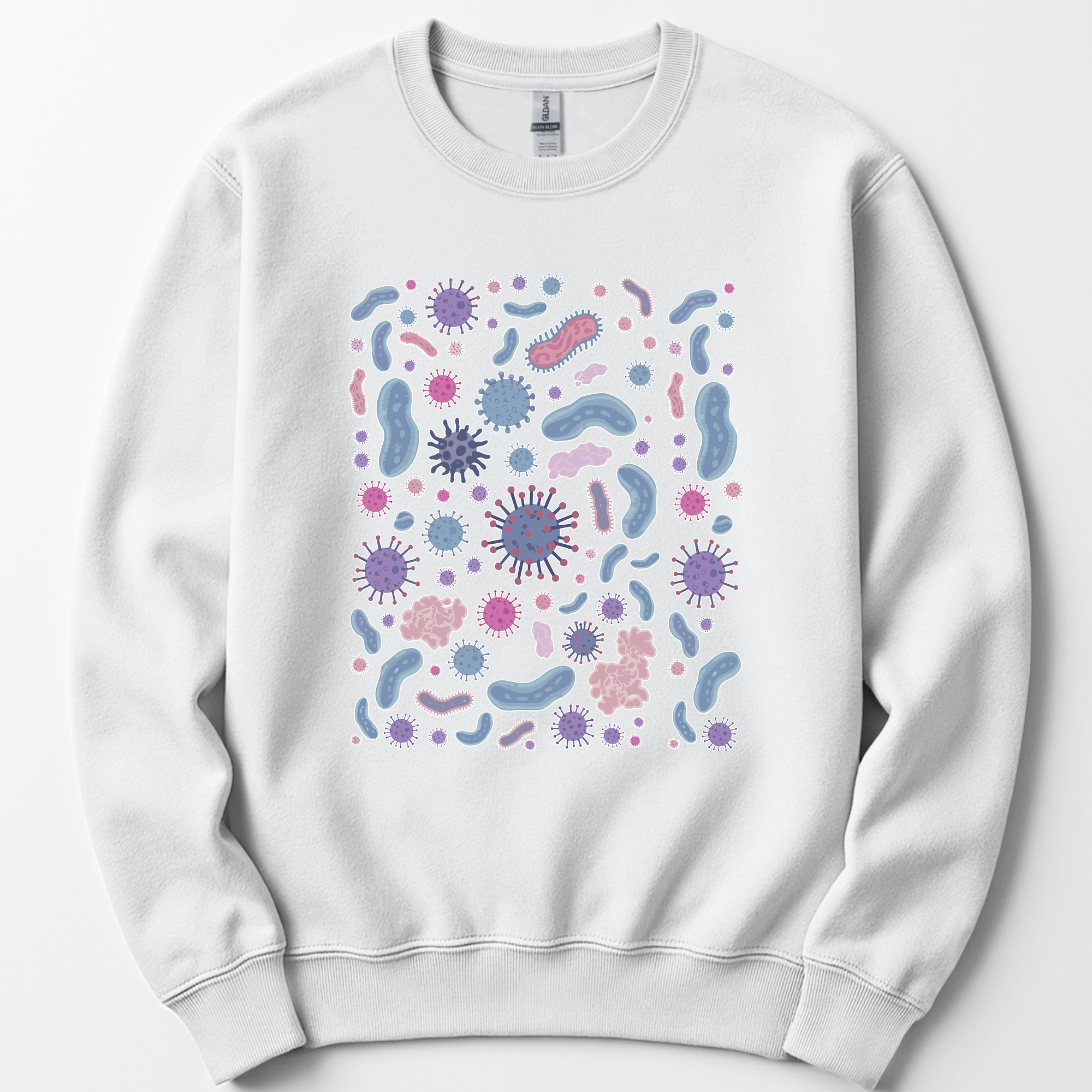 Microbiology sweatshirt — White
