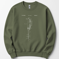 Micropipette Patent sweatshirt — Military Green