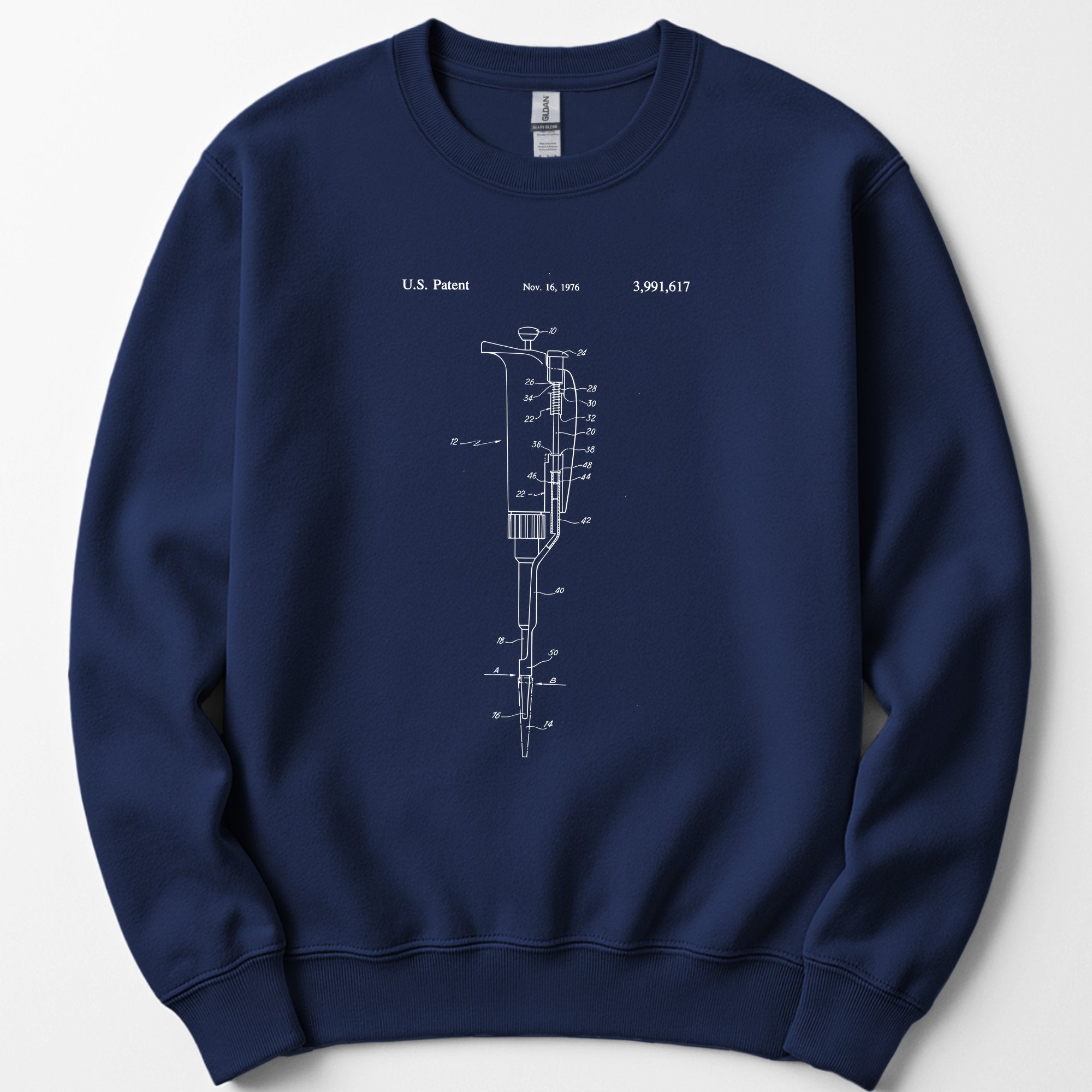 Micropipette Patent sweatshirt — Navy