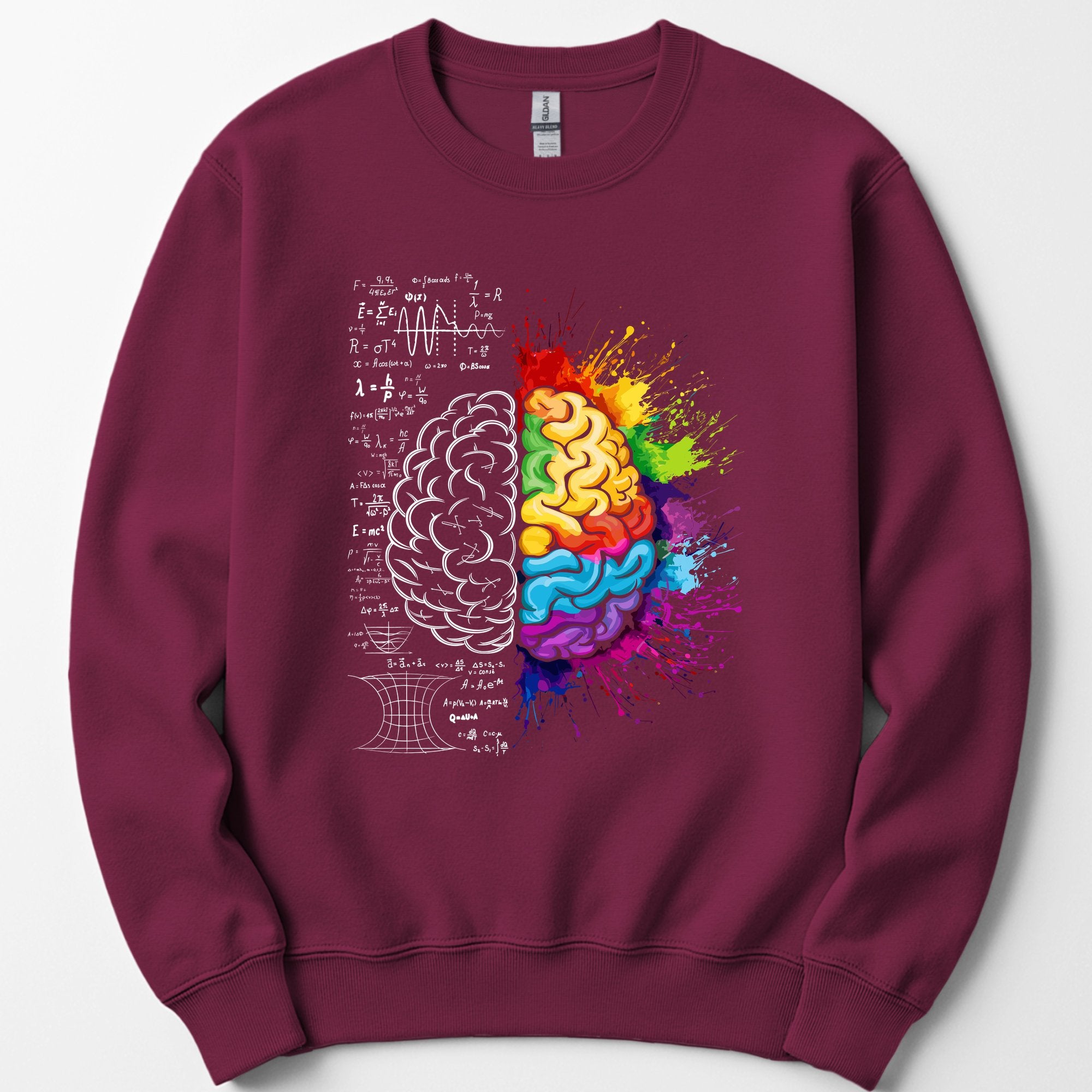 Mind's Duality sweatshirt — Maroon