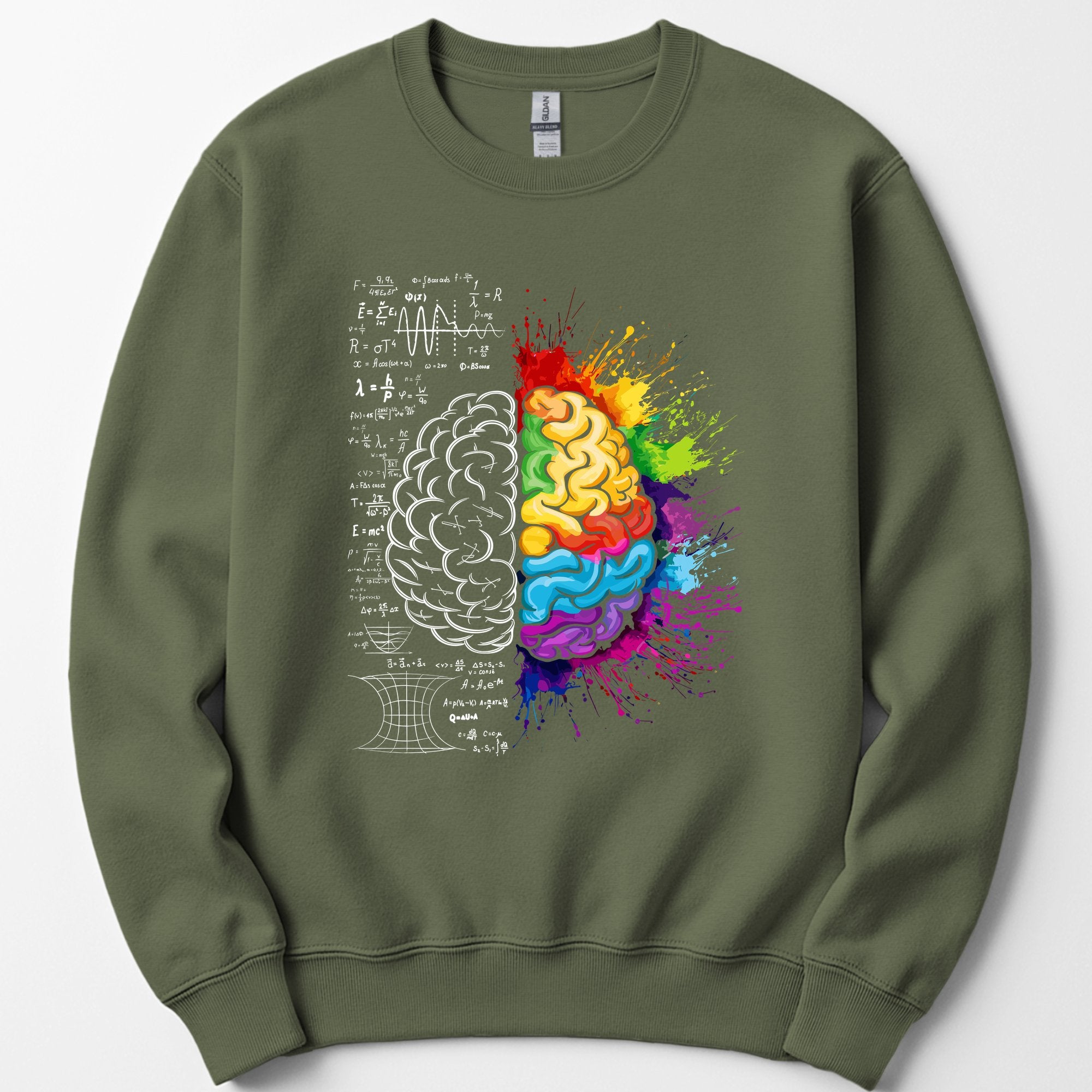 Mind's Duality sweatshirt — Military Green