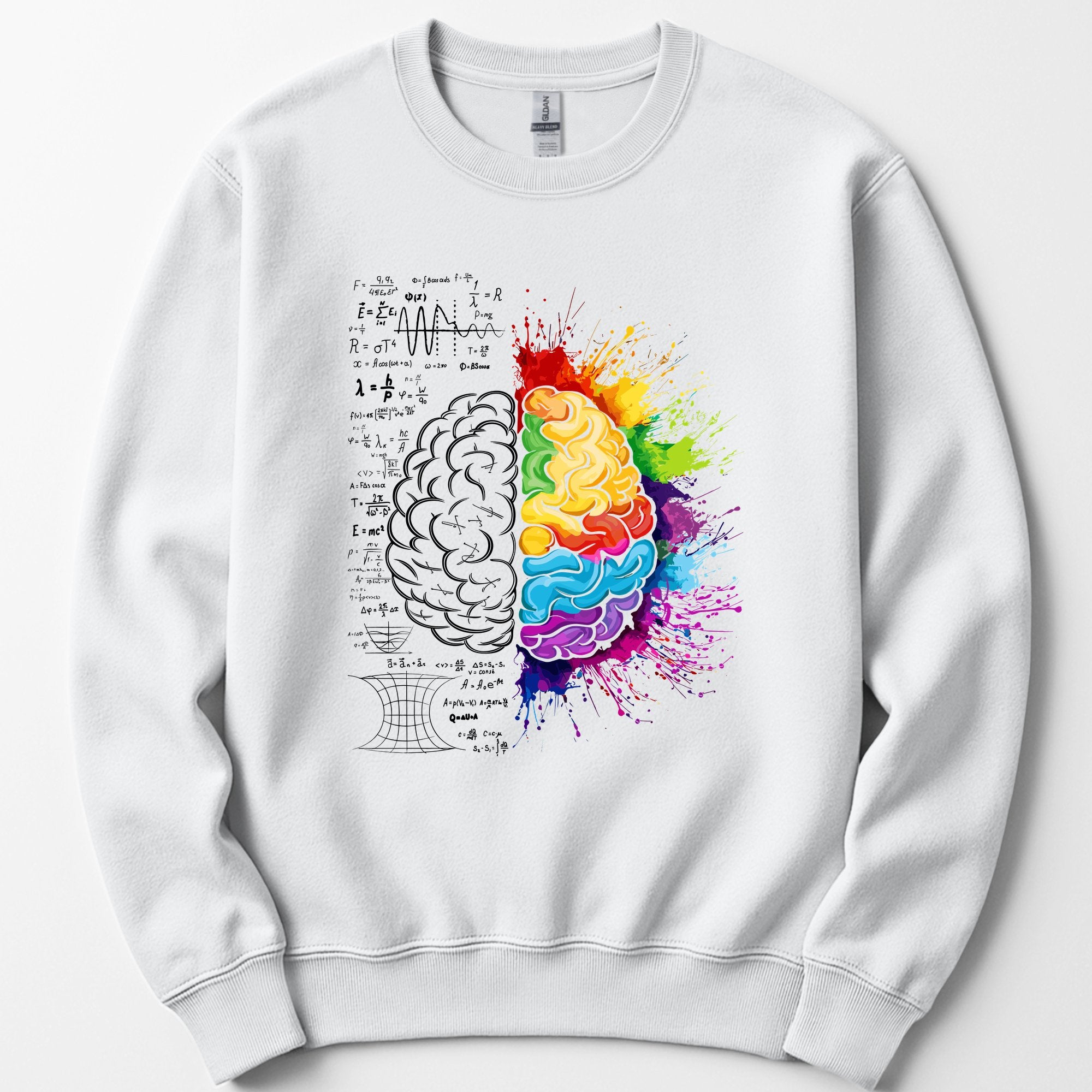 Mind's Duality sweatshirt — White