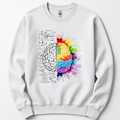 Mind's Duality sweatshirt — White