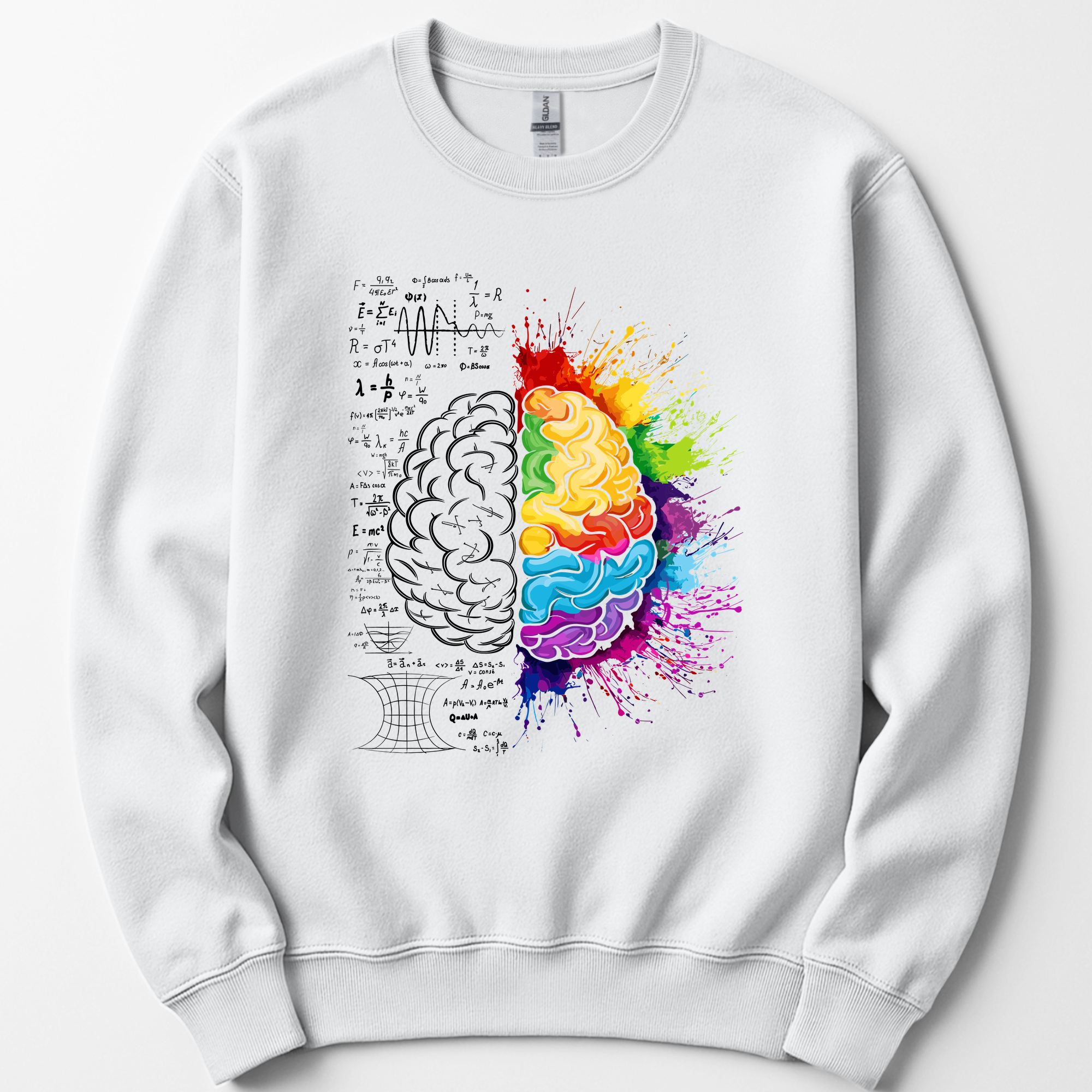 Mind's Duality sweatshirt — White