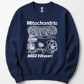 Mitochondria Powering Life sweatshirt — Navy