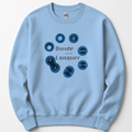 Mitosis Divide and Conquer sweatshirt — Light Blue