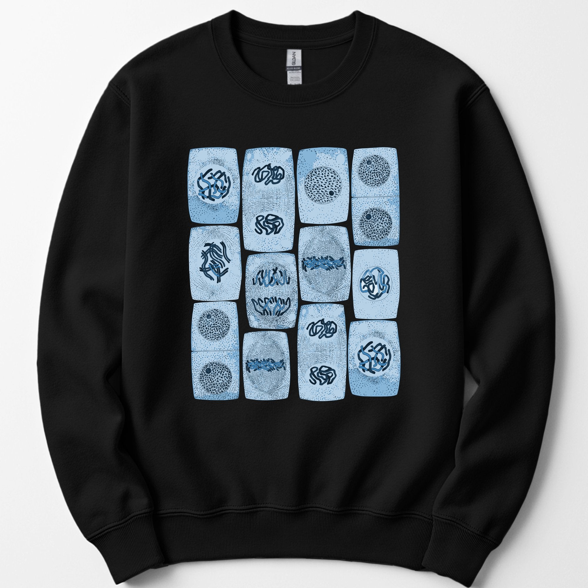 Mitosis Pattern sweatshirt — Black