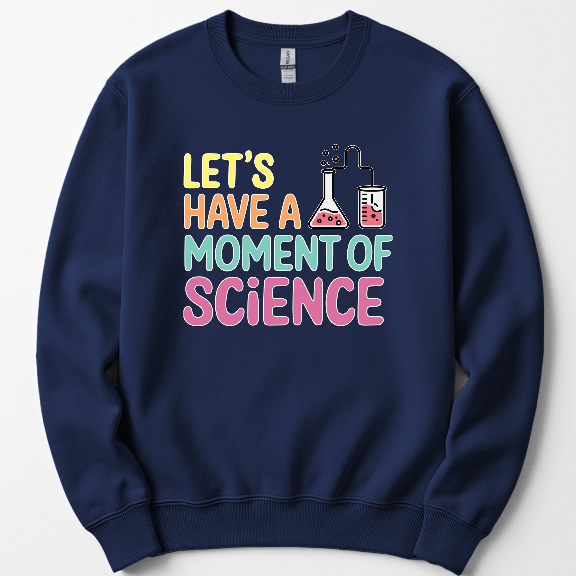 Let's Have a Moment of Science sweatshirt — Navy