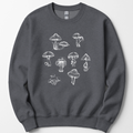 Mushrooms sweatshirt — Dark Heather