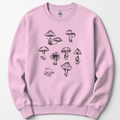 Mushrooms sweatshirt — Light Pink