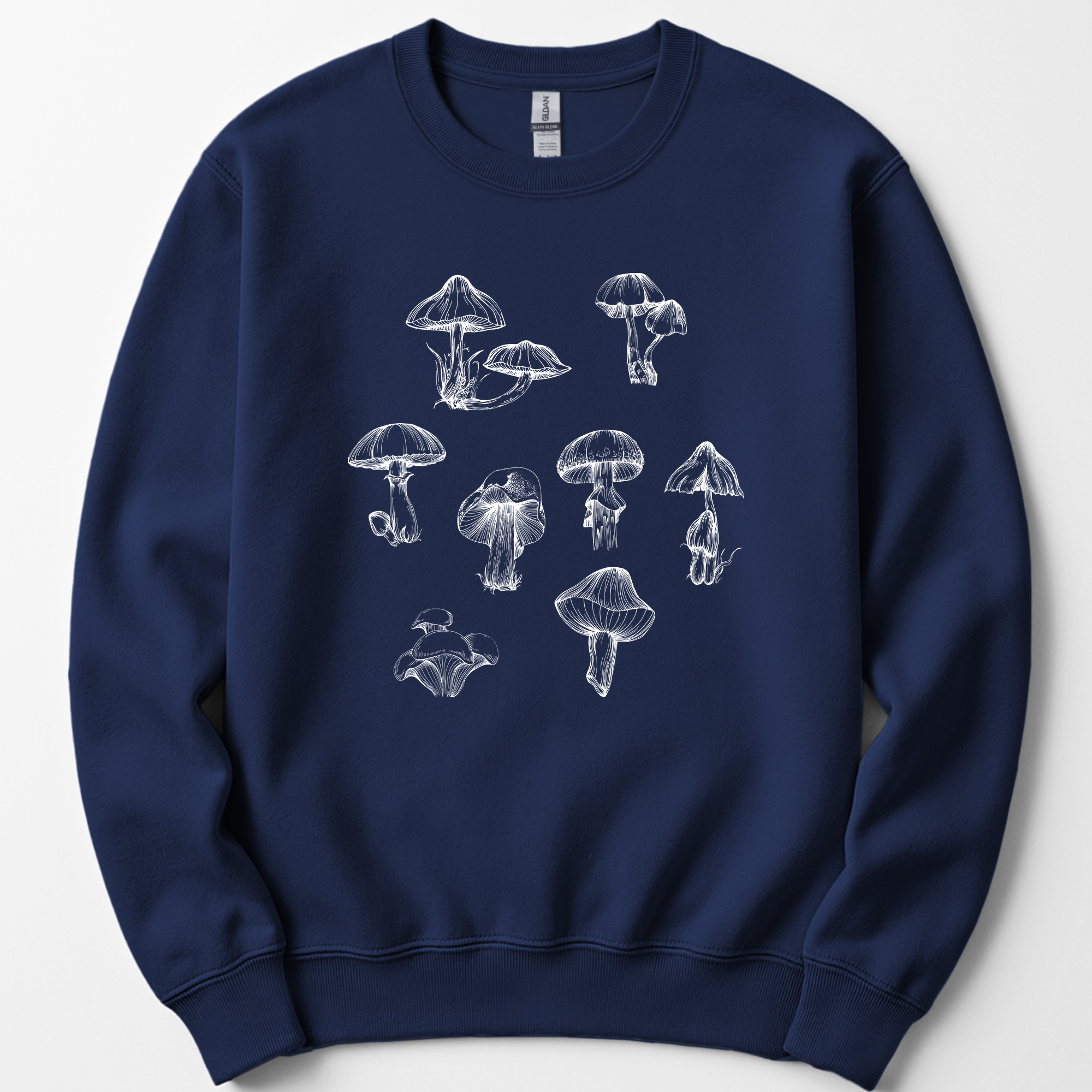 Mushrooms sweatshirt — Navy