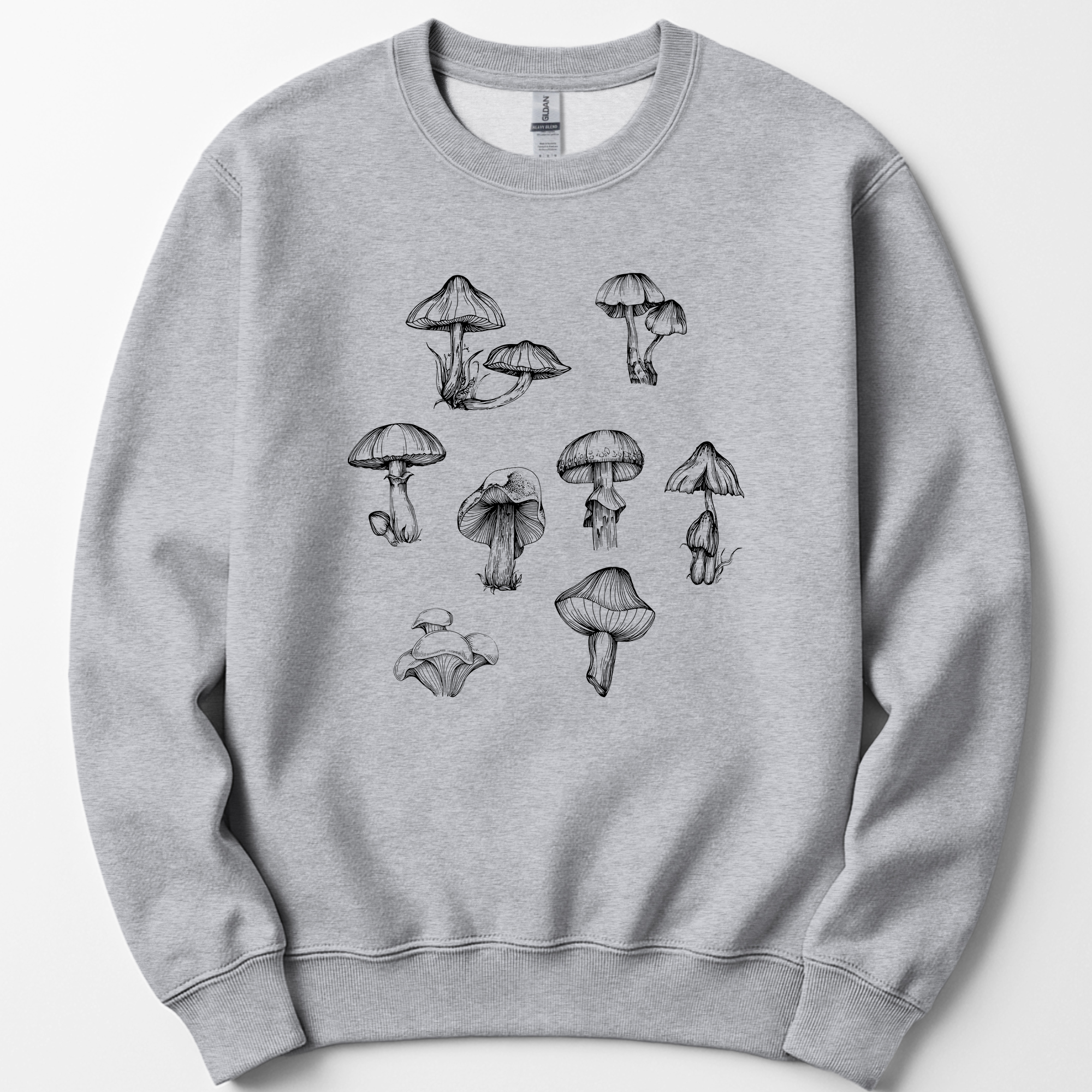 Mushrooms sweatshirt — Sport Grey