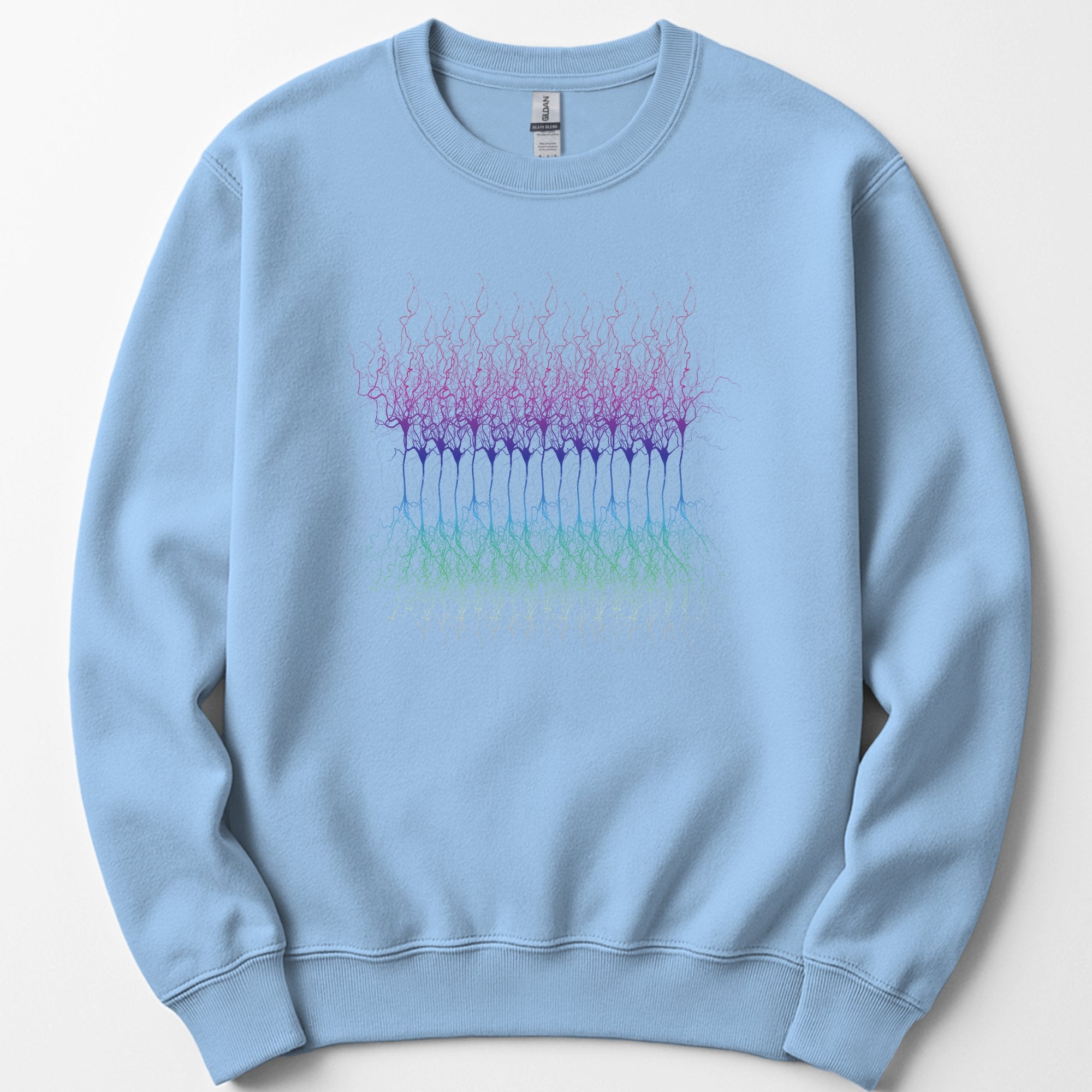 Neural Pathways sweatshirt — Light Blue