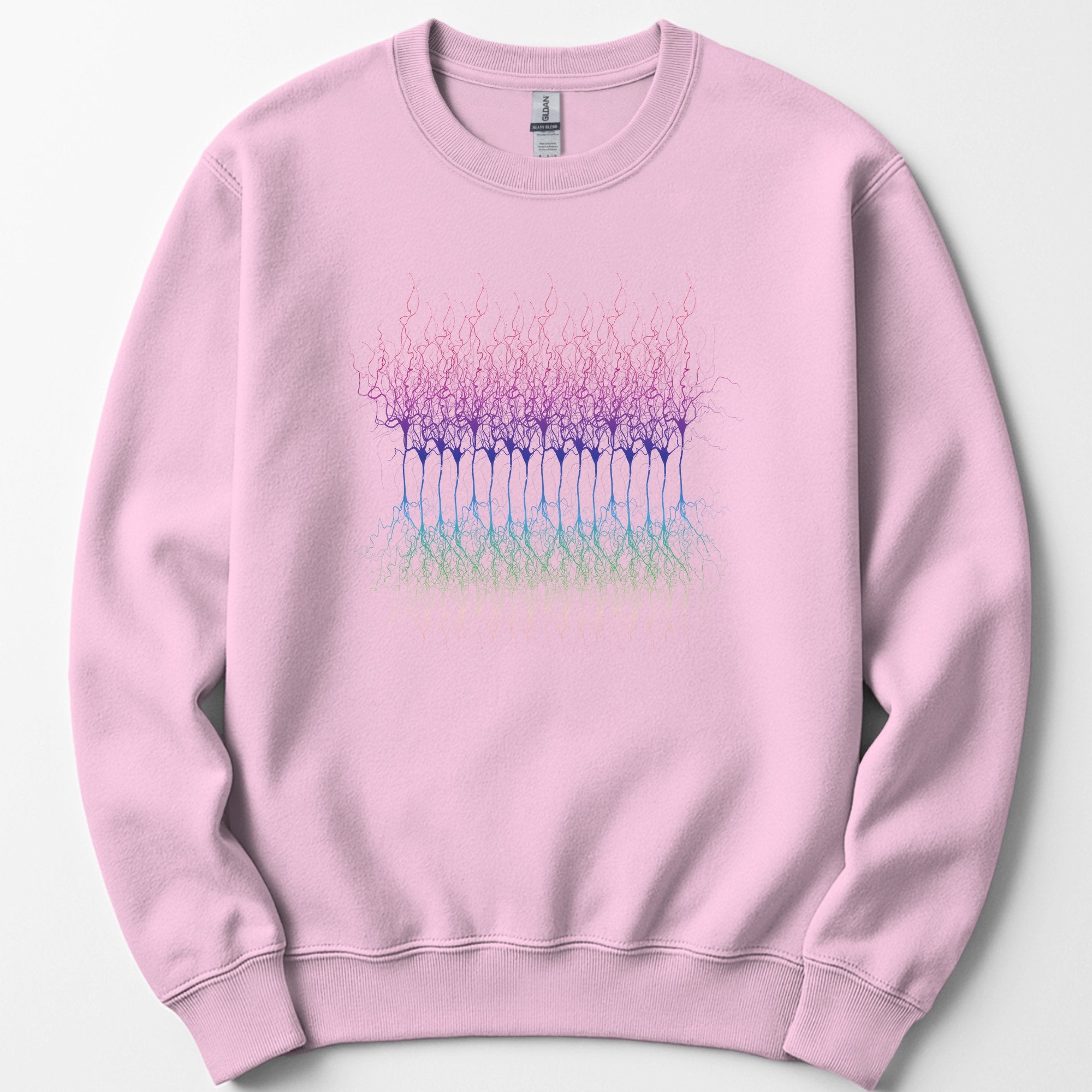 Neural Pathways sweatshirt — Light Pink