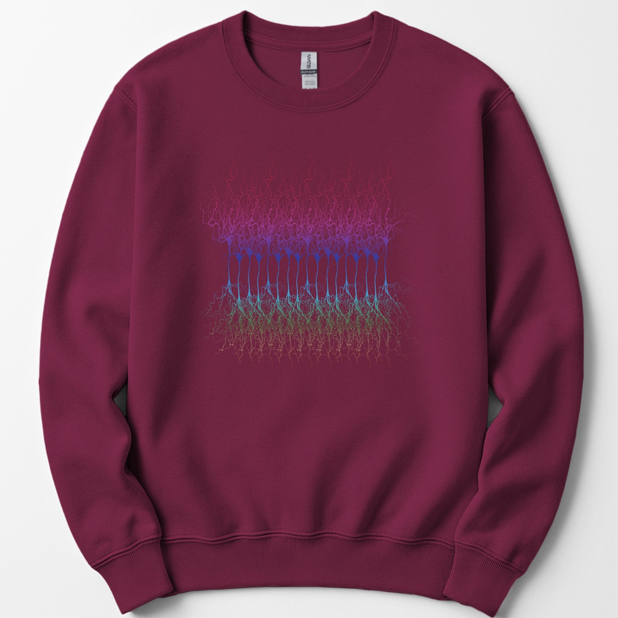 Neural Pathways sweatshirt — Maroon