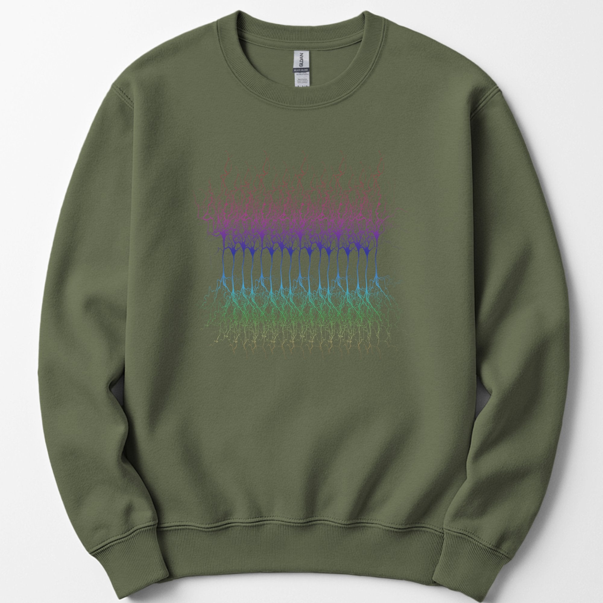 Neural Pathways sweatshirt — Military Green