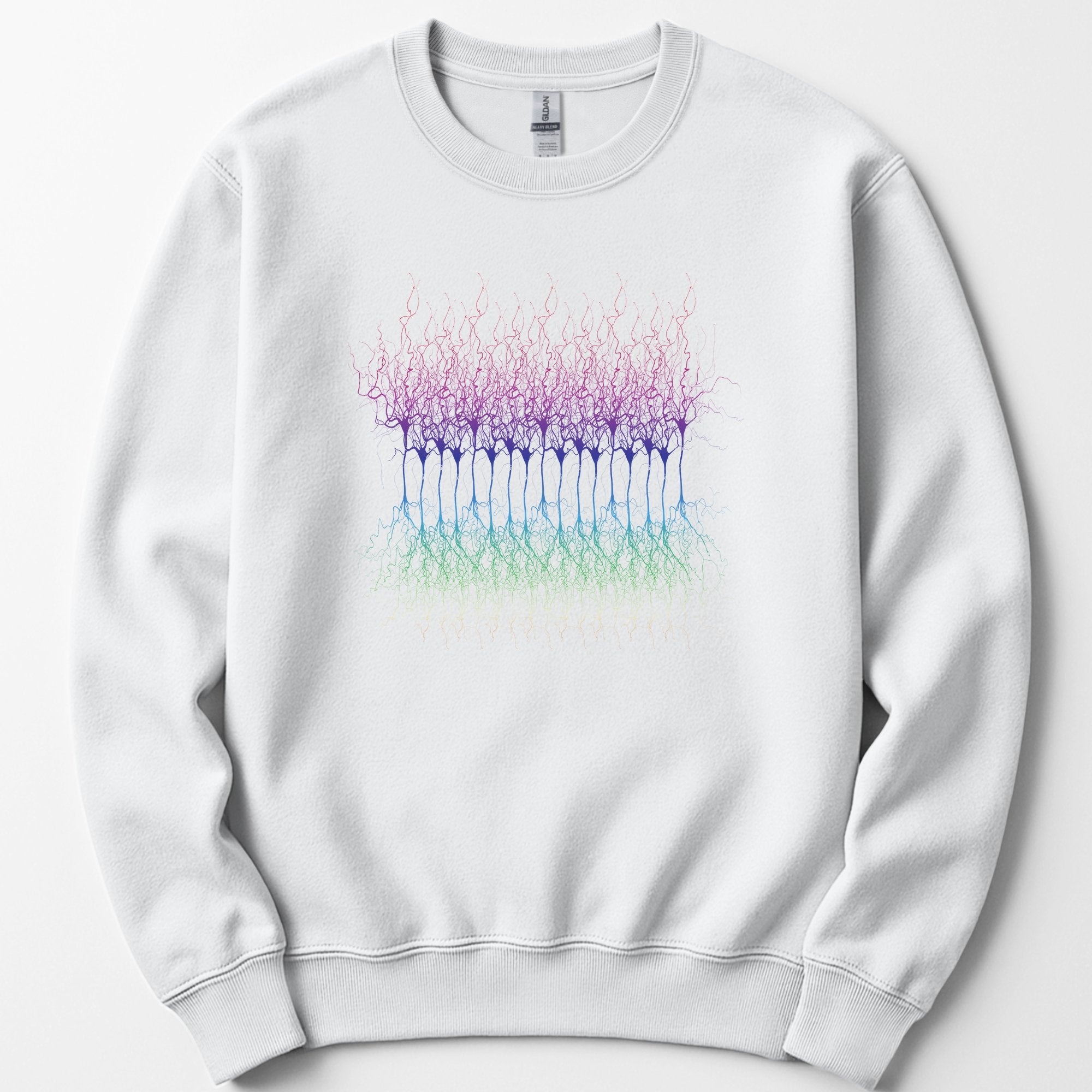 Neural Pathways sweatshirt — White