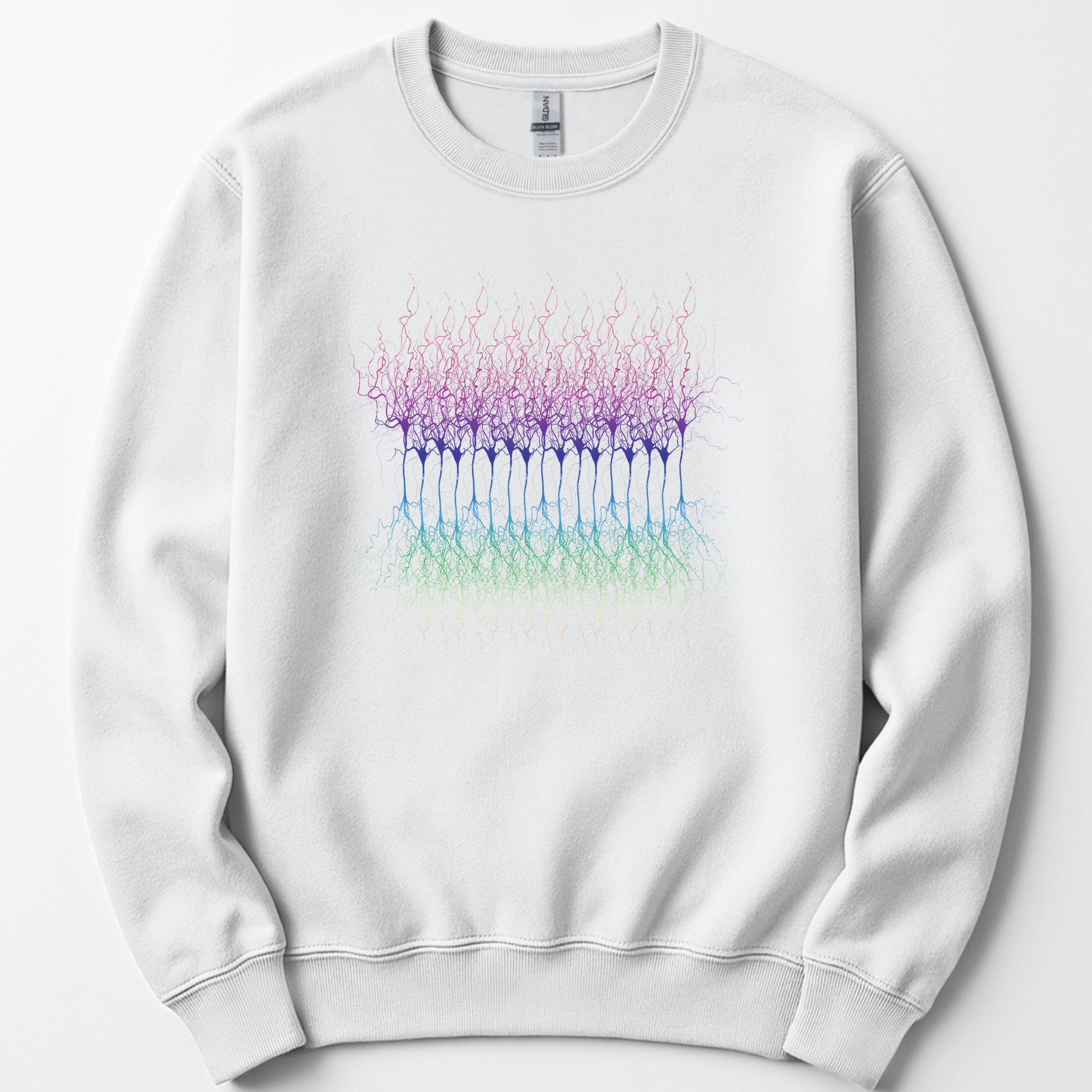 Neural Pathways sweatshirt — White