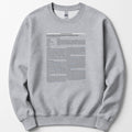 Custom scientific paper sweatshirt — Sport Grey
