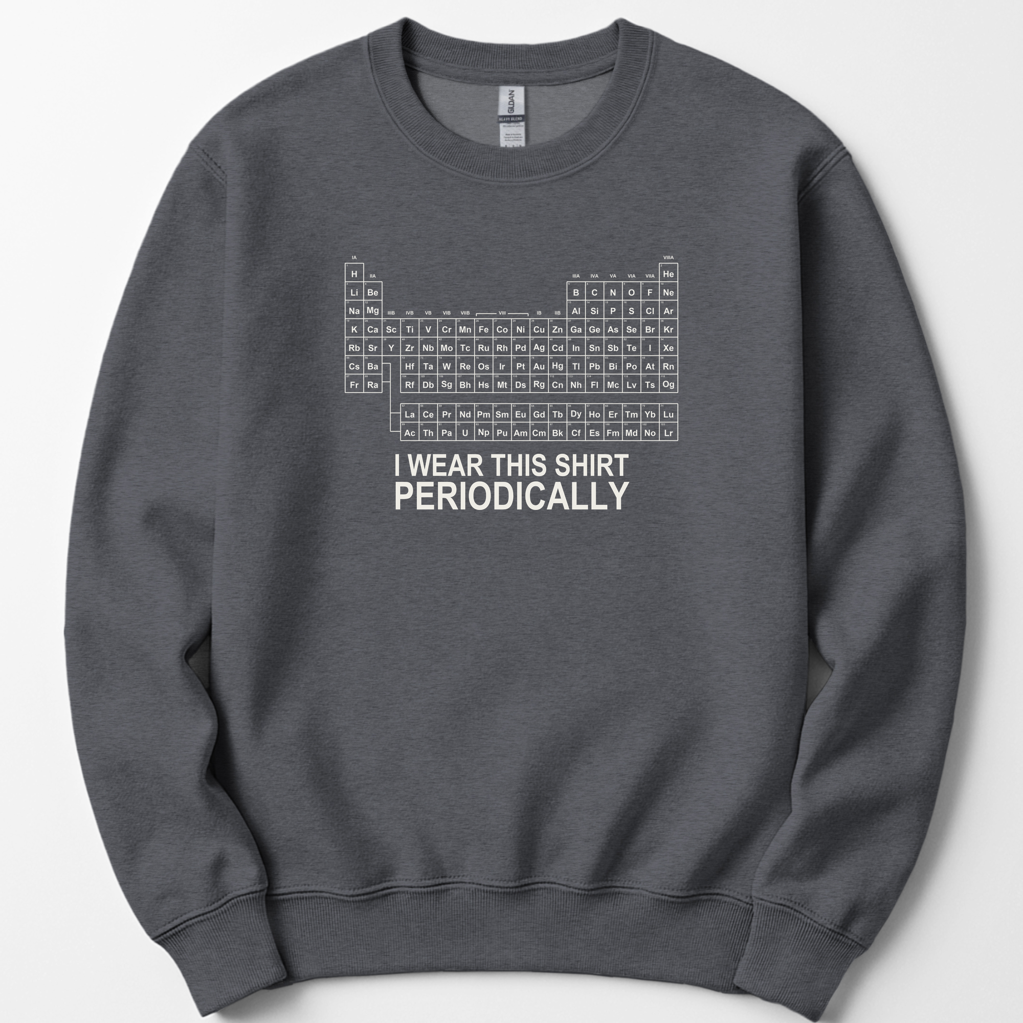 I Wear This Shirt Periodically — Classic sweatshirt — Dark Heather