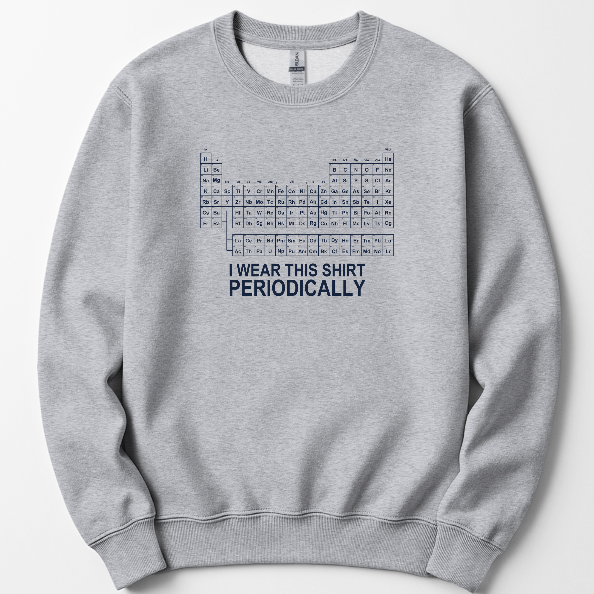 I Wear This Shirt Periodically — Classic sweatshirt — Sport Grey