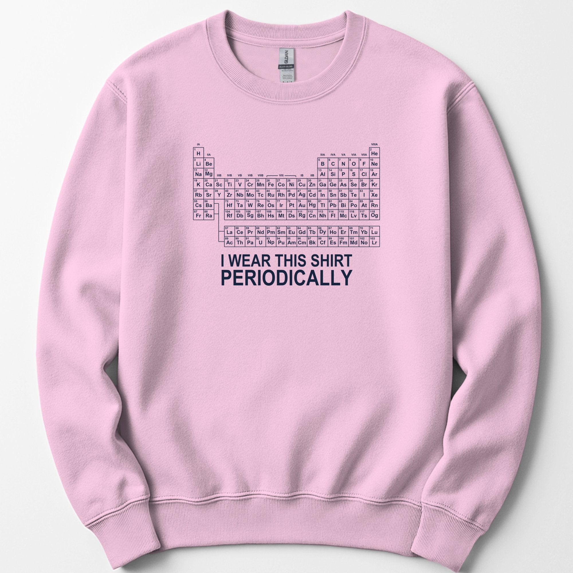 I Wear This Shirt Periodically — Classic sweatshirt — Light Pink
