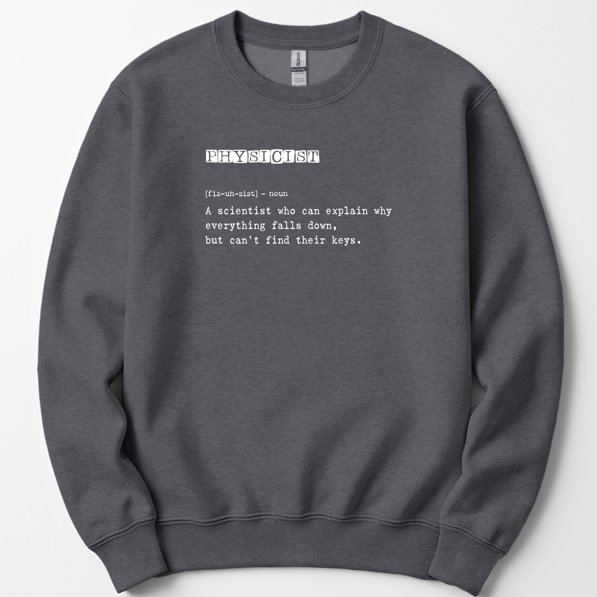 Physicist Definition sweatshirt — Dark Heather