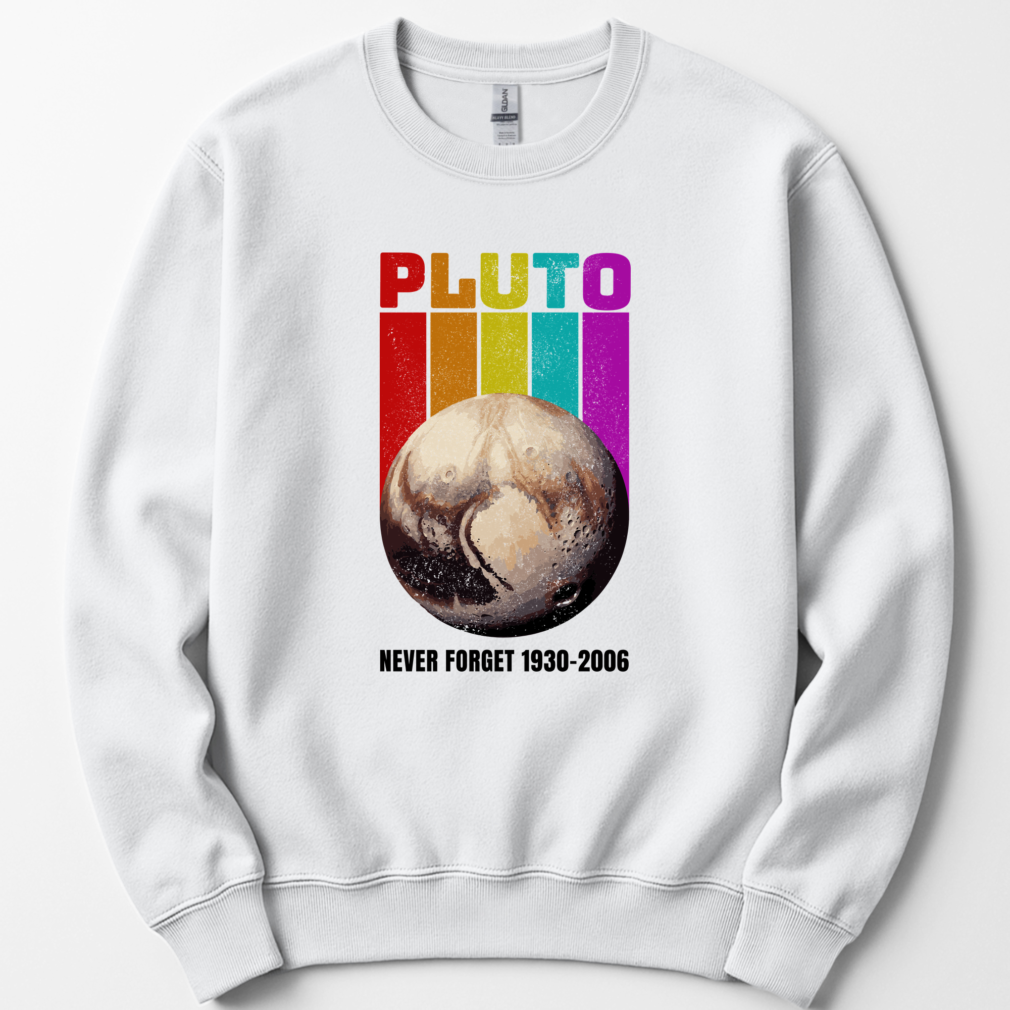 Pluto Never Forget sweatshirt — White
