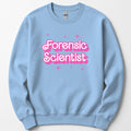 Custom Profession Pink Doll sweatshirt — Light Blue