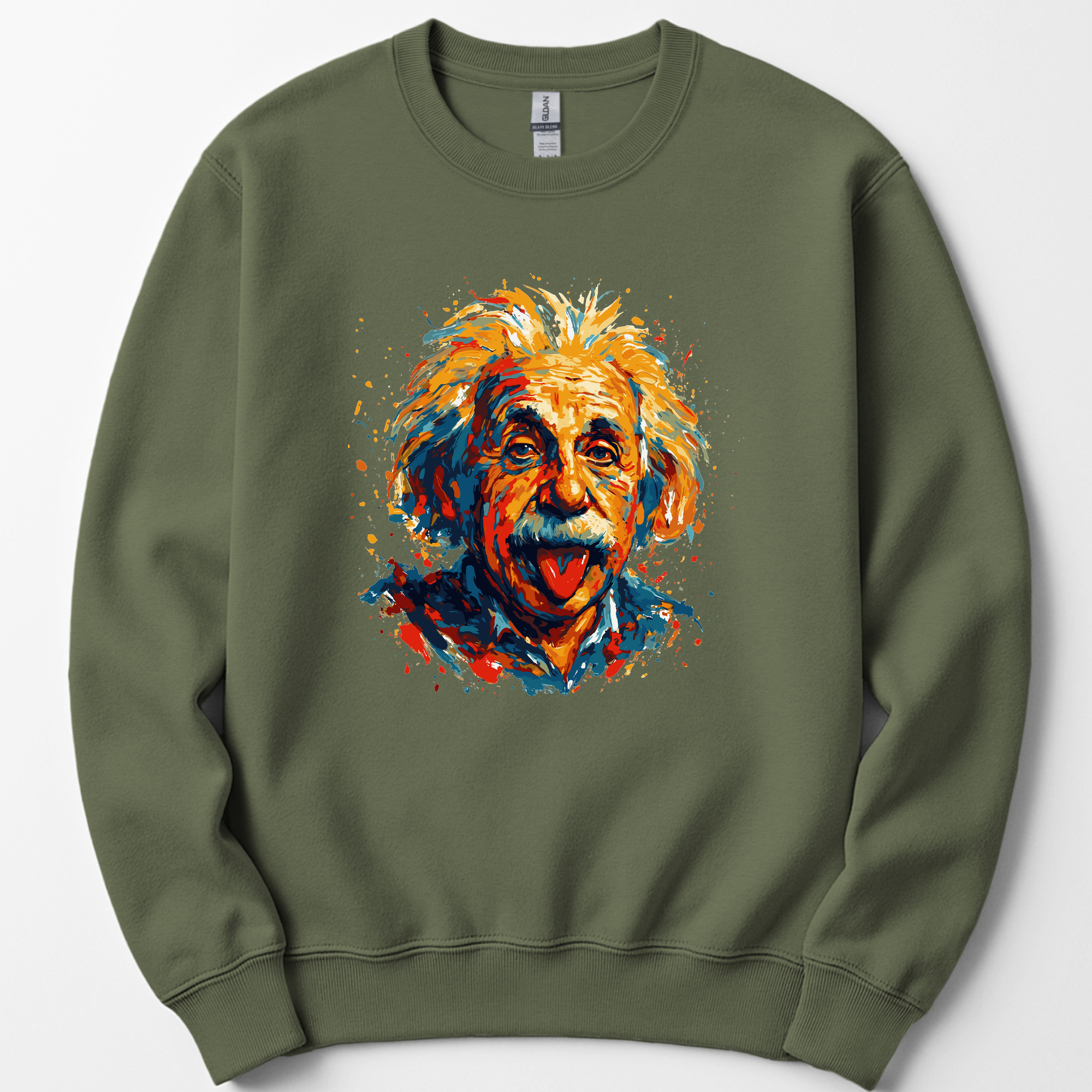 Relatively Unserious sweatshirt — Military Green