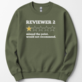 Reviewer 2 Star Review sweatshirt — Military Green