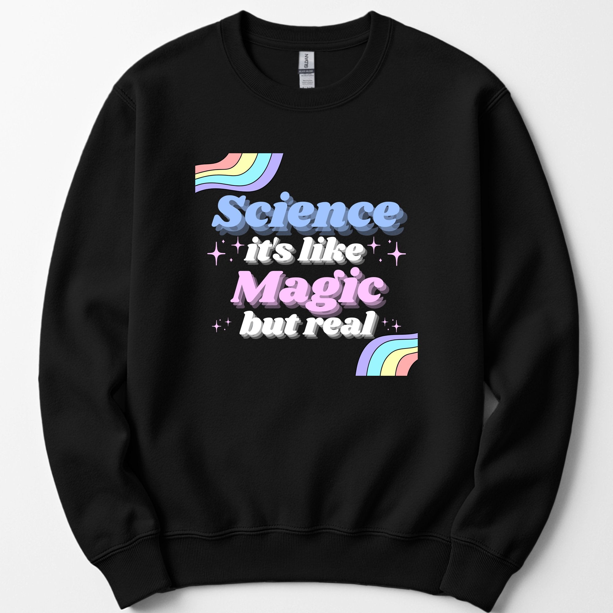 Science Like Magic sweatshirt — Black