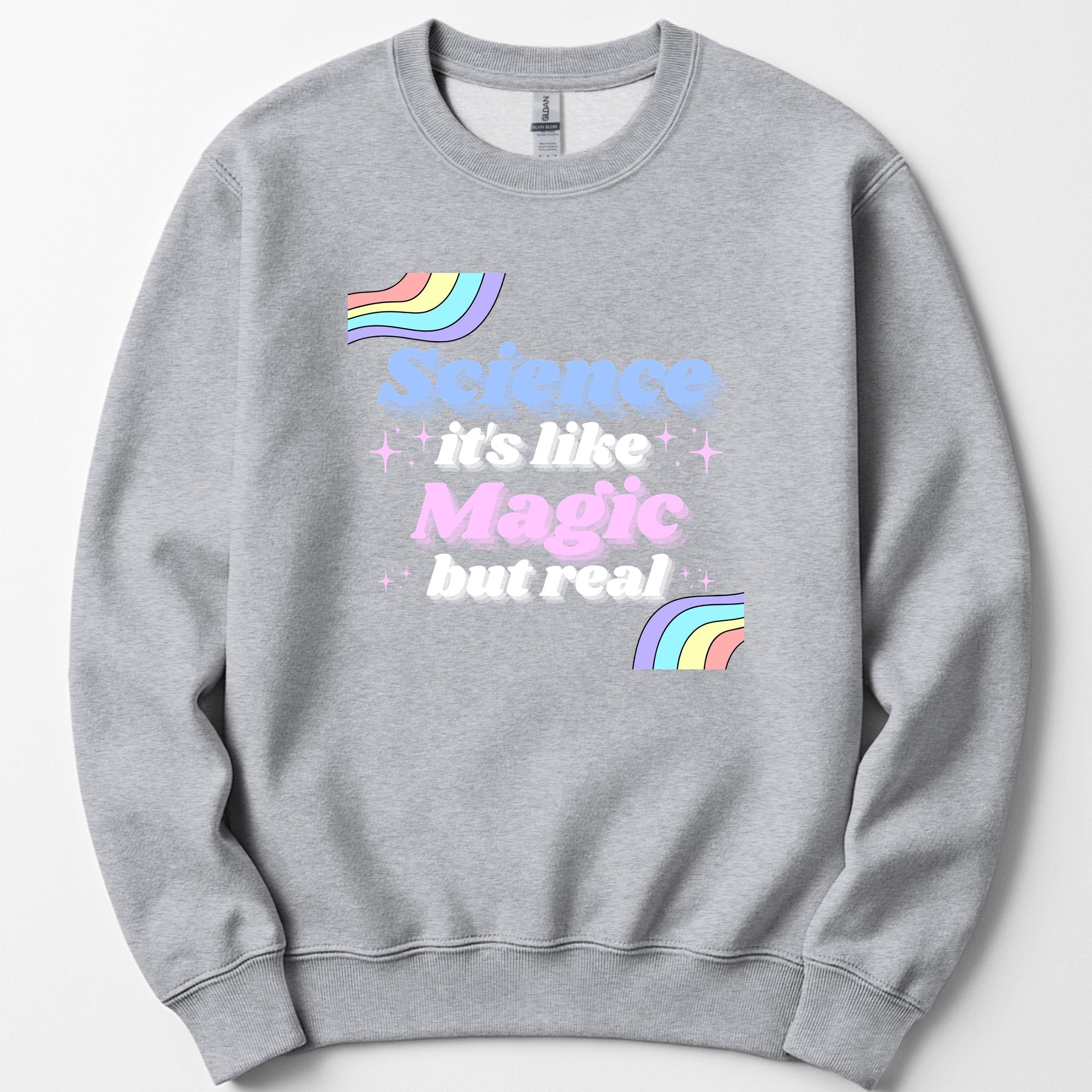 Science Like Magic sweatshirt — Sport Grey