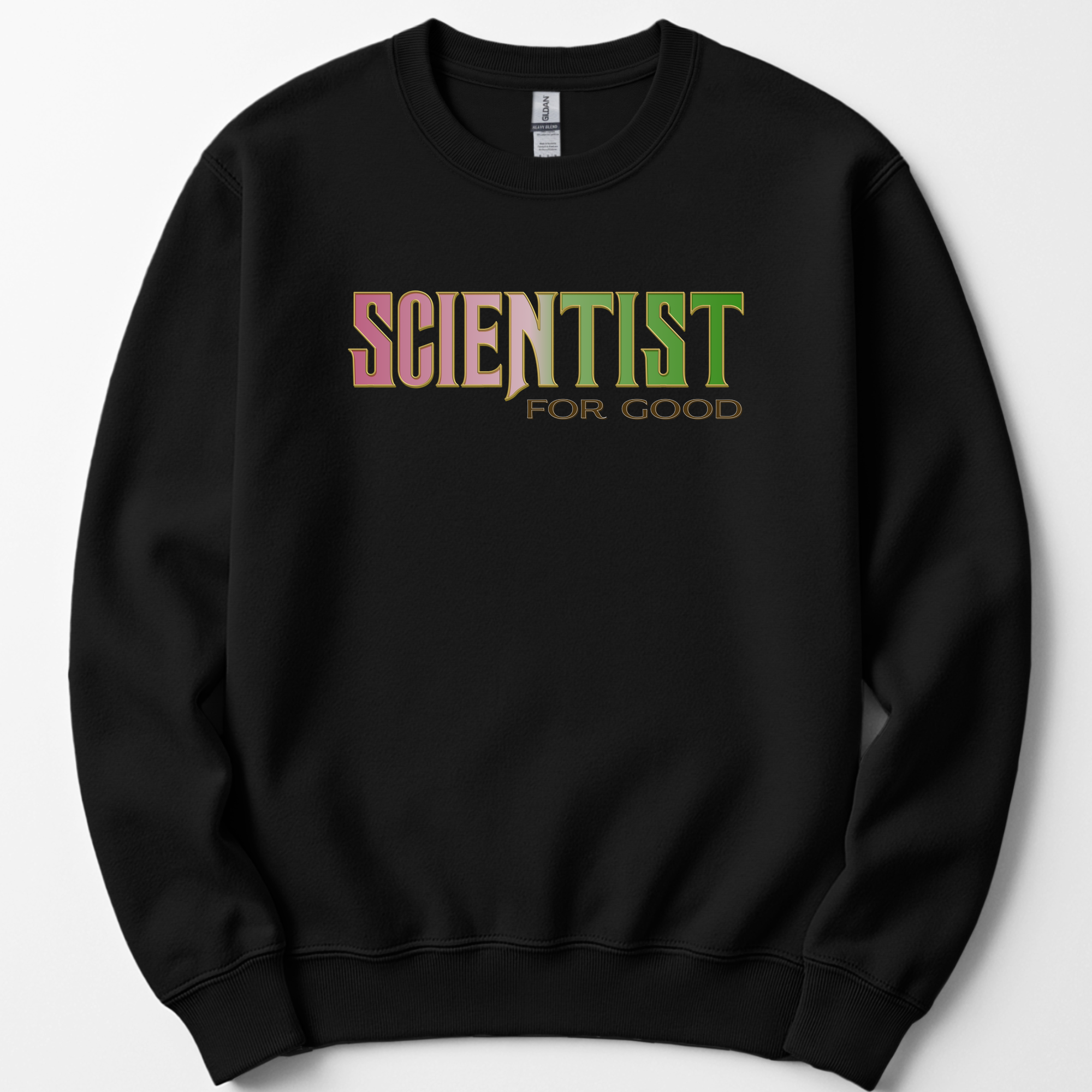 Scientist For Good sweatshirt — Black
