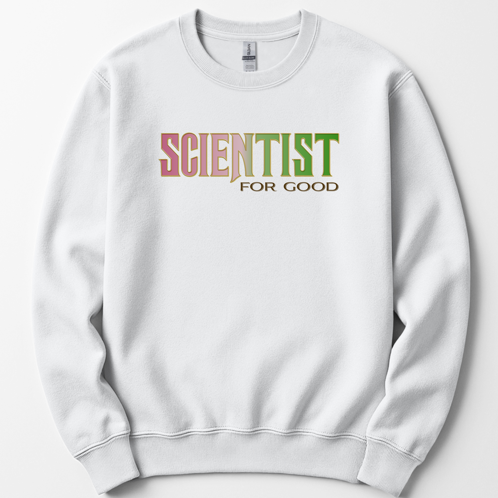 Scientist For Good sweatshirt — White