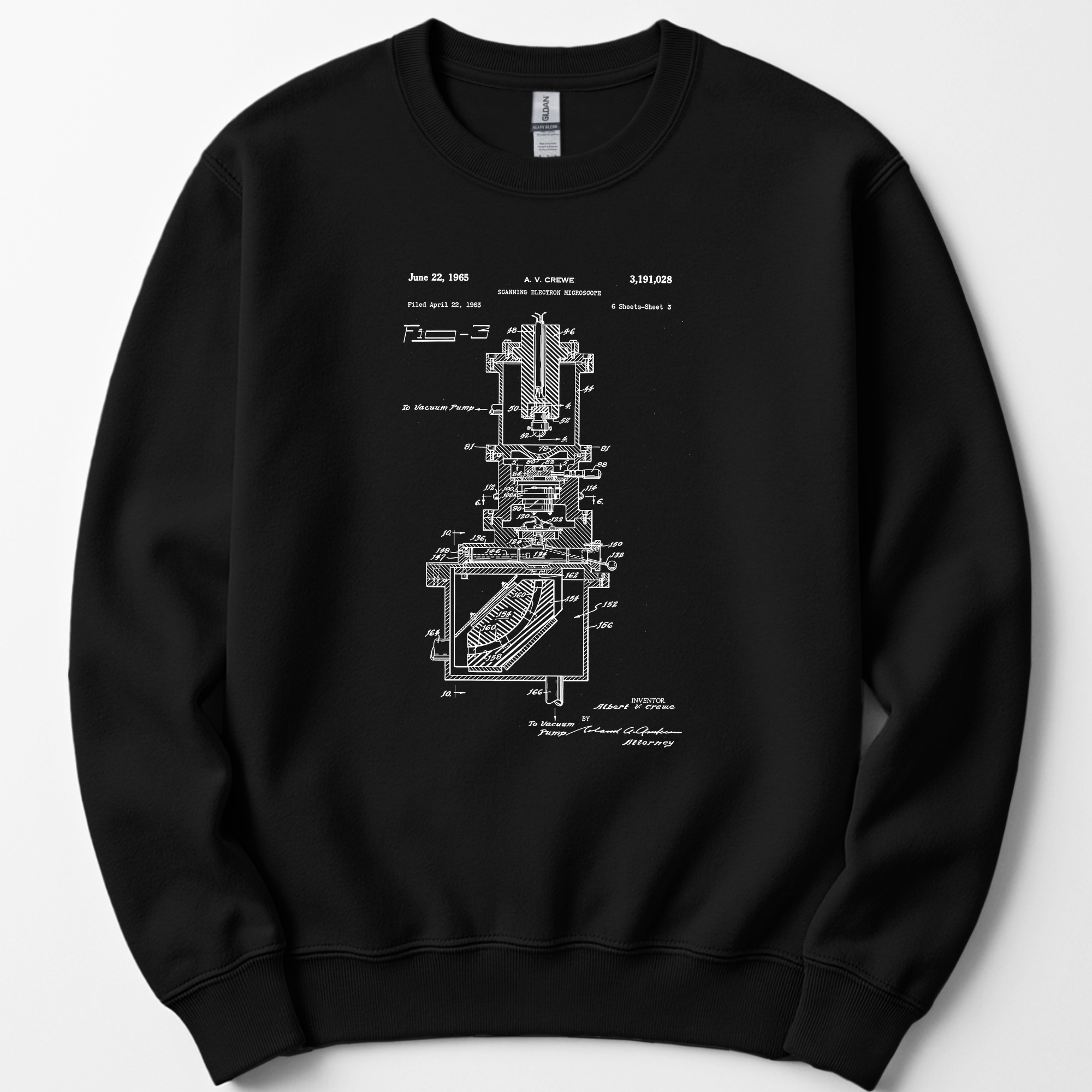 SEM Patent sweatshirt — Black