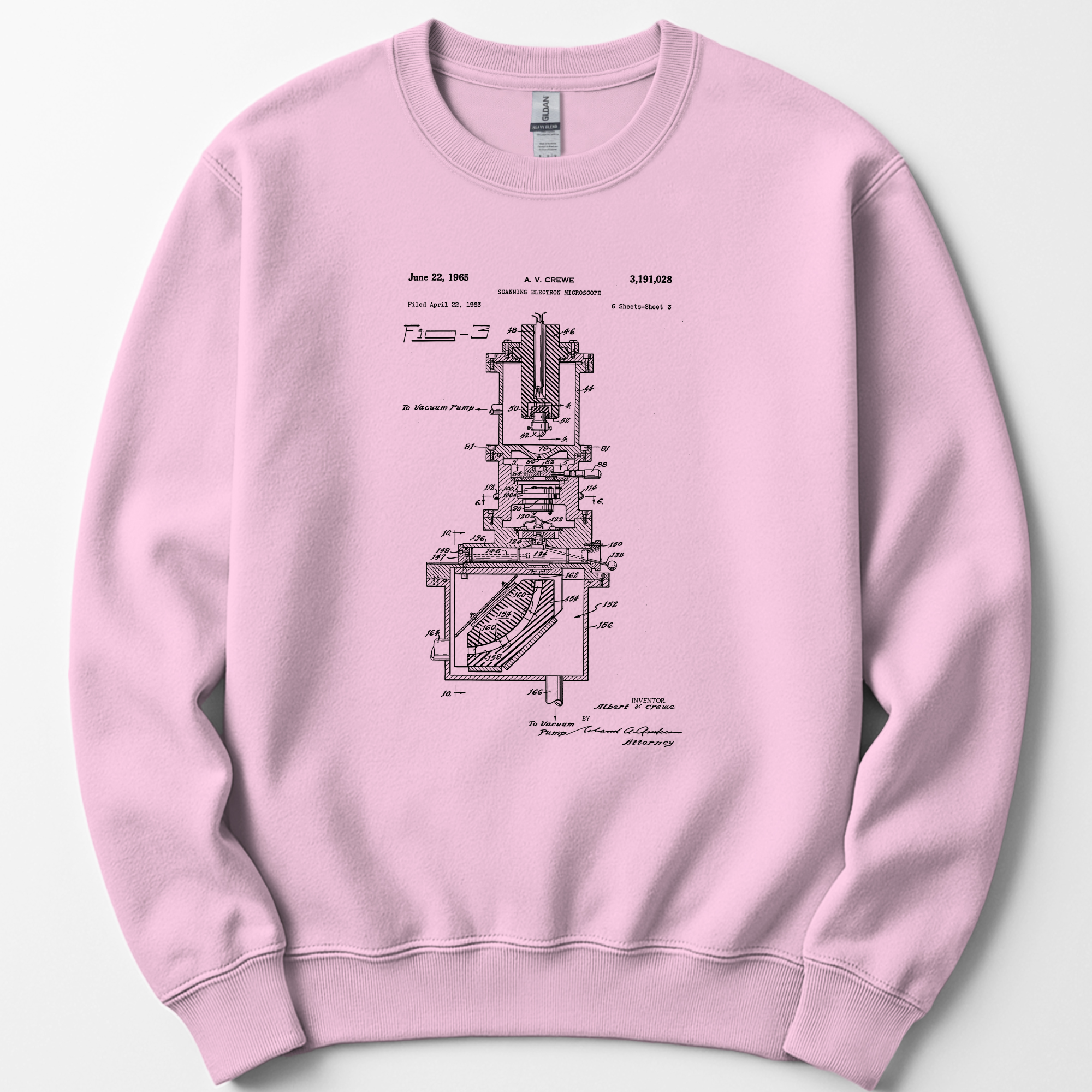 SEM Patent sweatshirt — Light Pink
