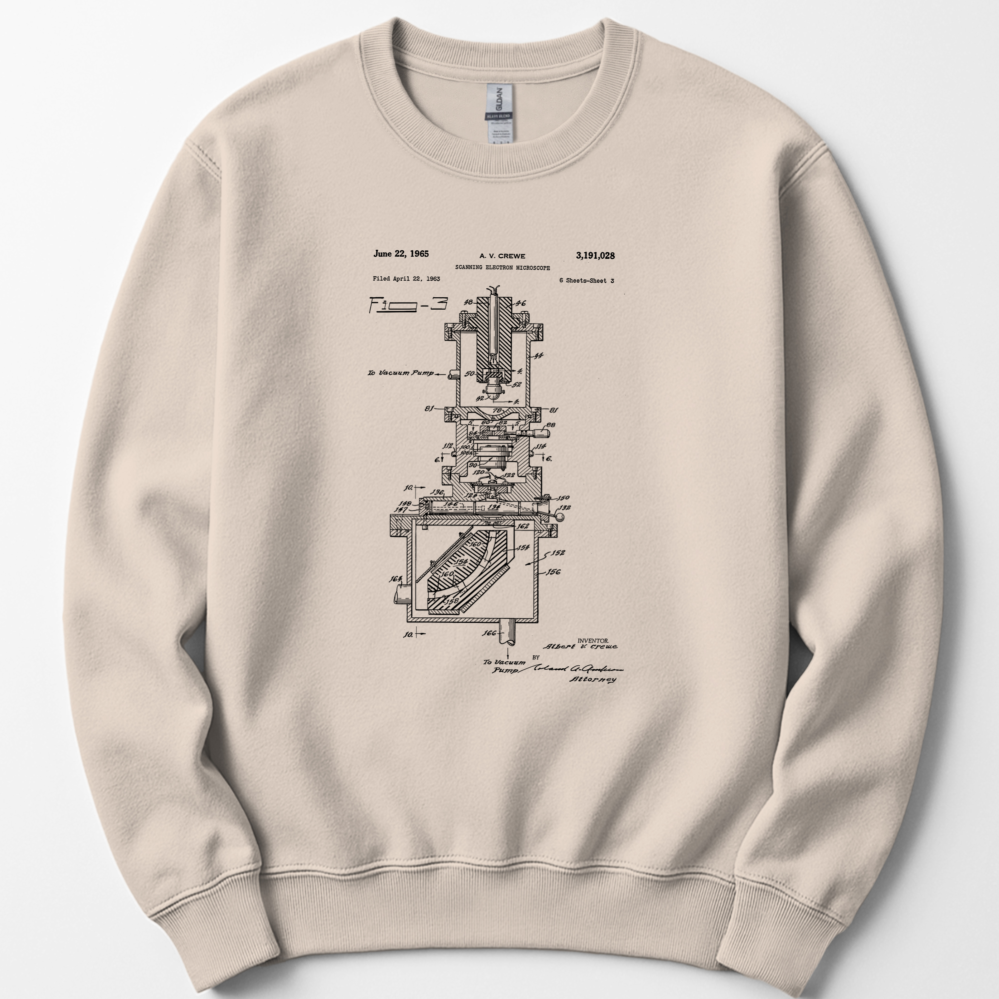 SEM Patent sweatshirt — Sand