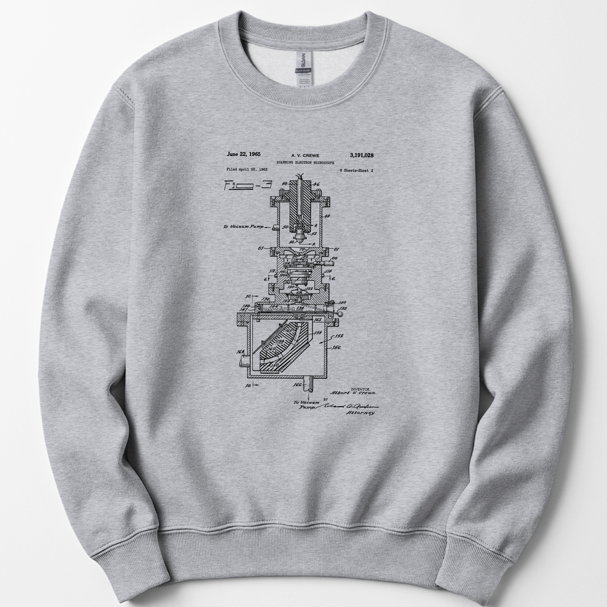 SEM Patent sweatshirt — Sport Grey