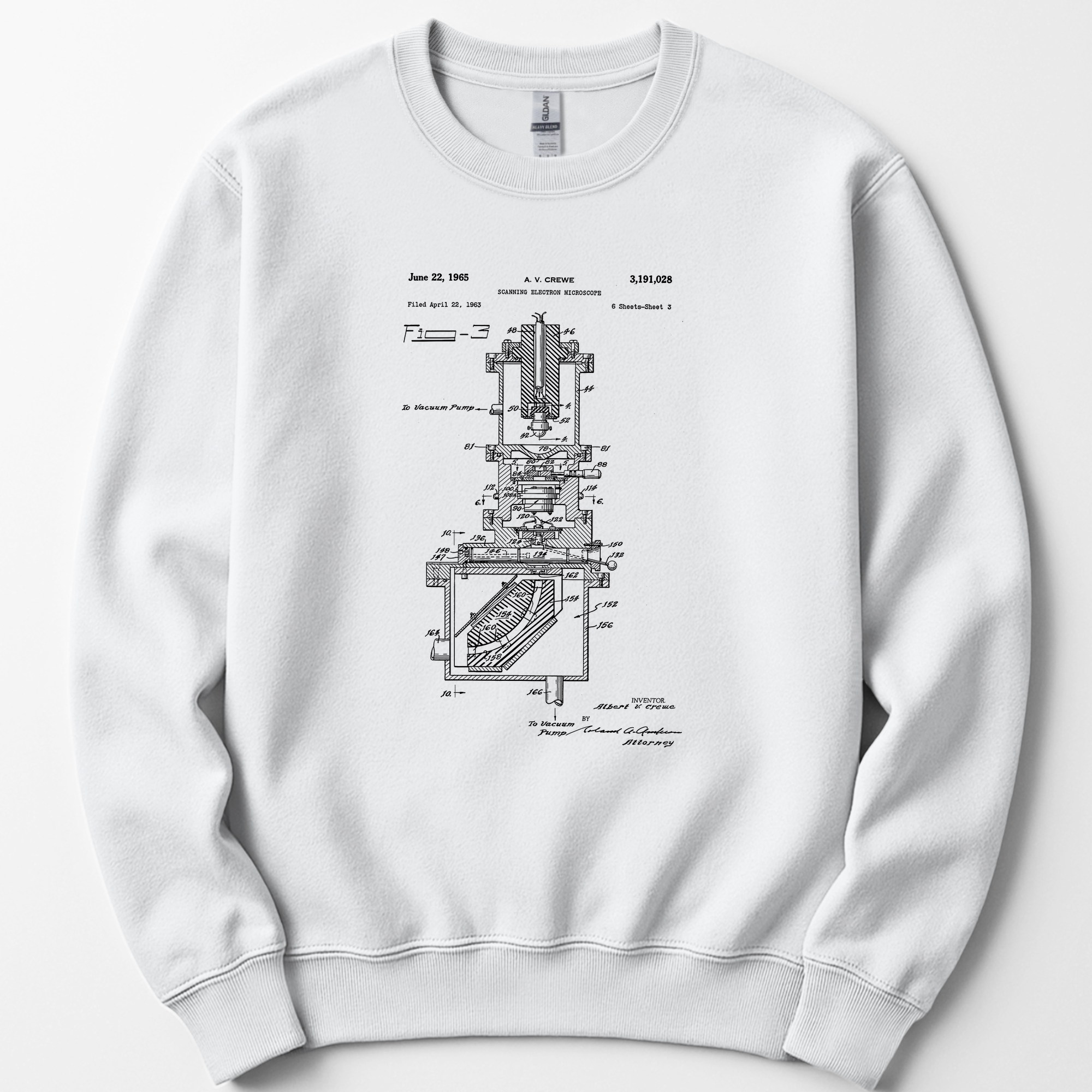 SEM Patent sweatshirt — White