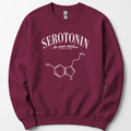 Serotonin The Mood Stabilizer sweatshirt — Maroon