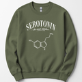 Serotonin The Mood Stabilizer sweatshirt — Military Green