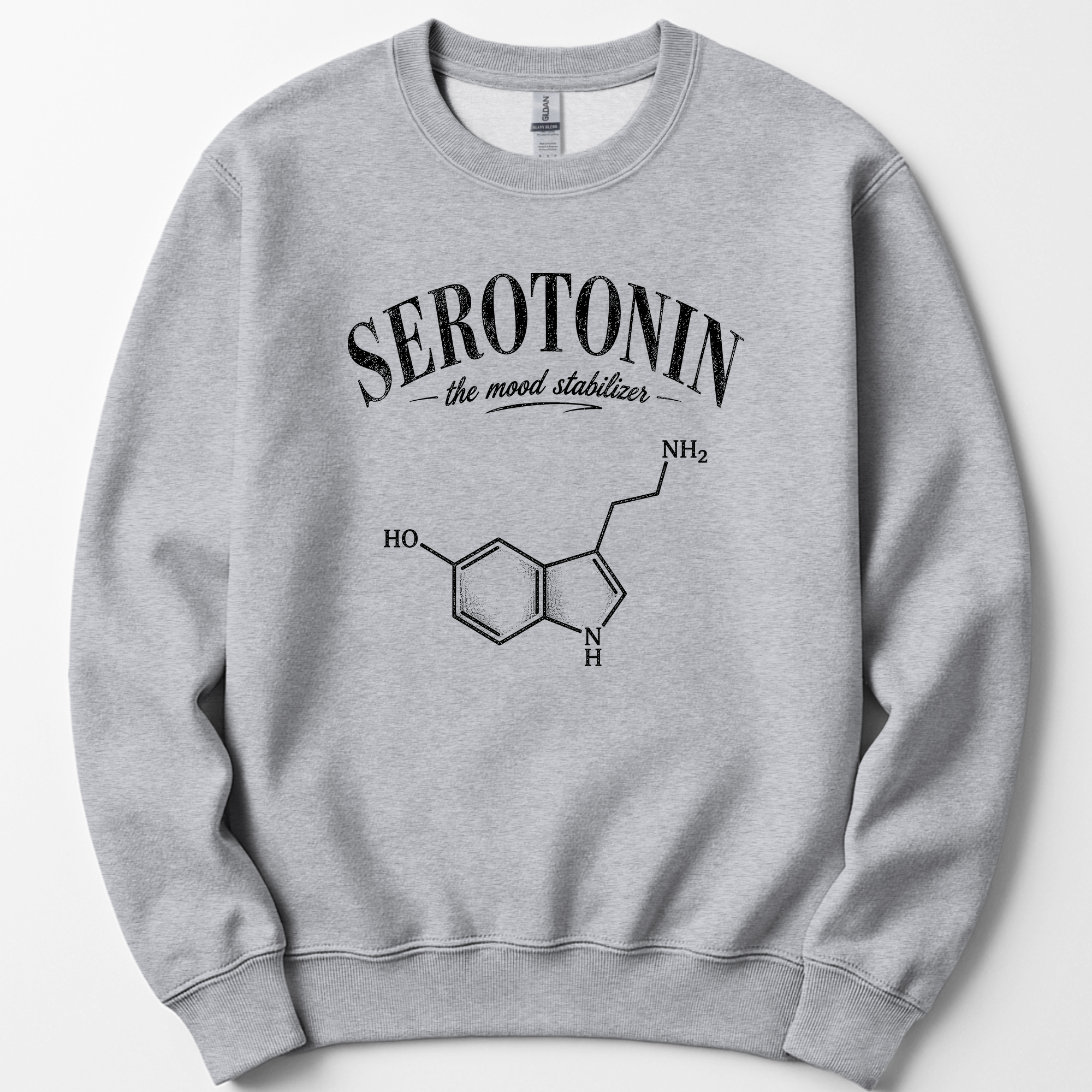 Serotonin The Mood Stabilizer sweatshirt — Sport Grey