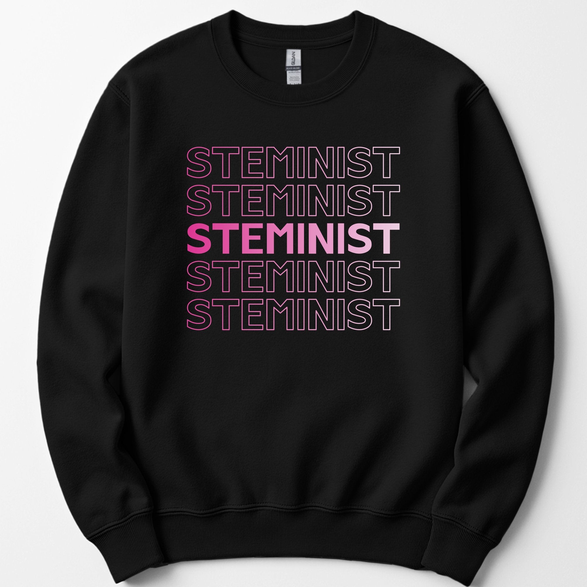 STEMINIST sweatshirt — Black