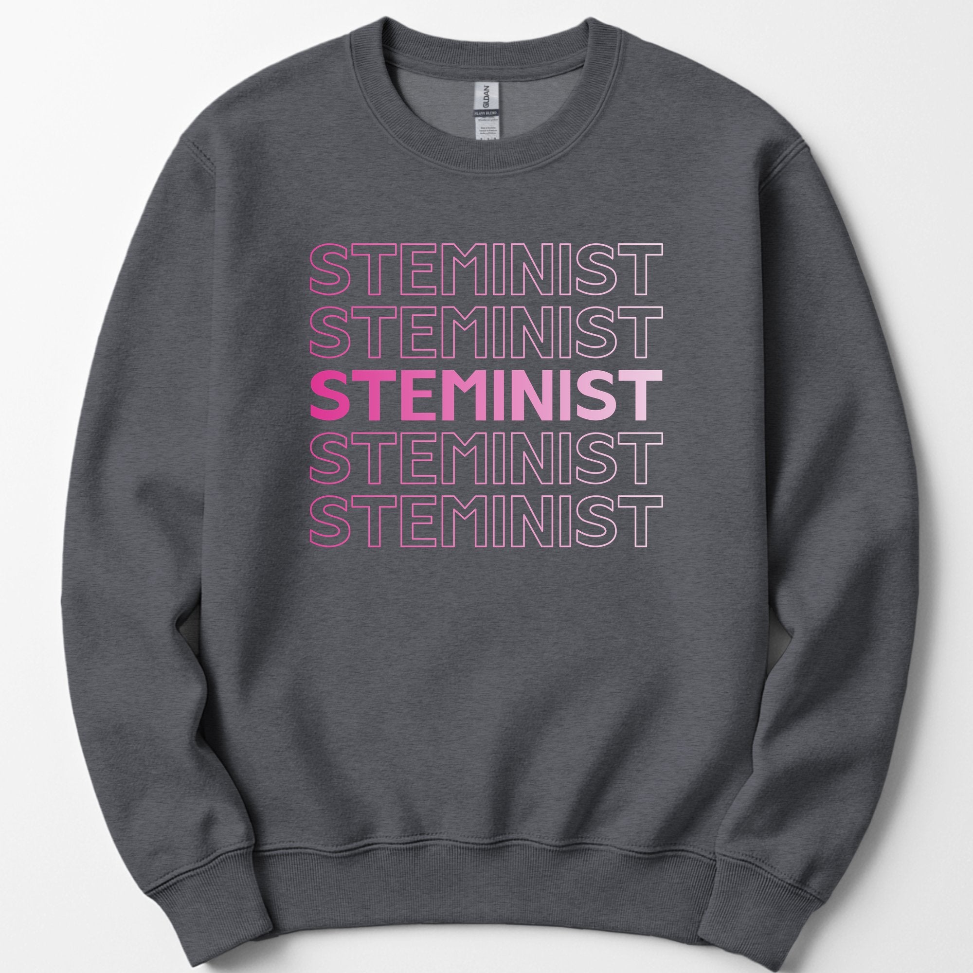 STEMINIST sweatshirt — Dark Heather