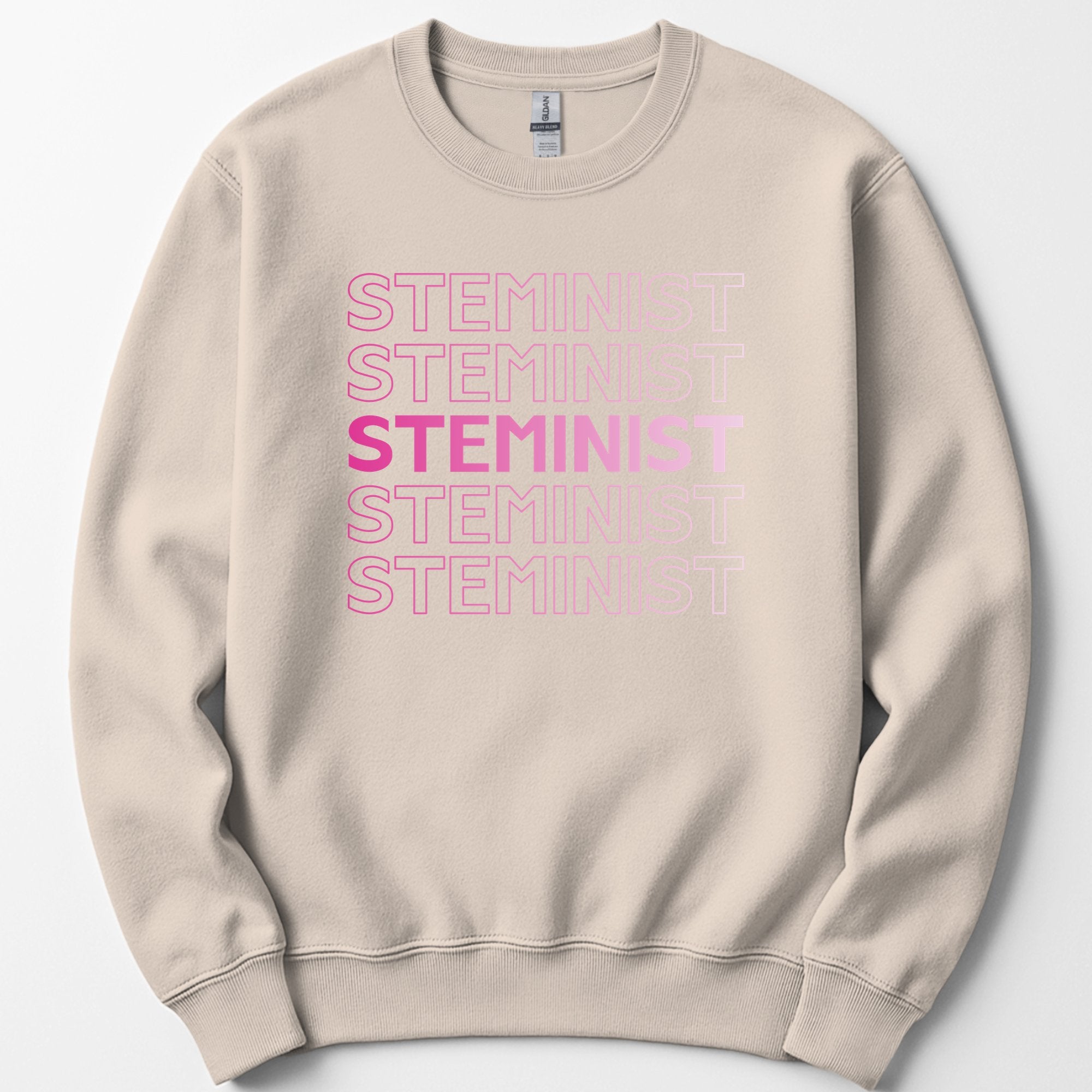 STEMINIST sweatshirt — Sand