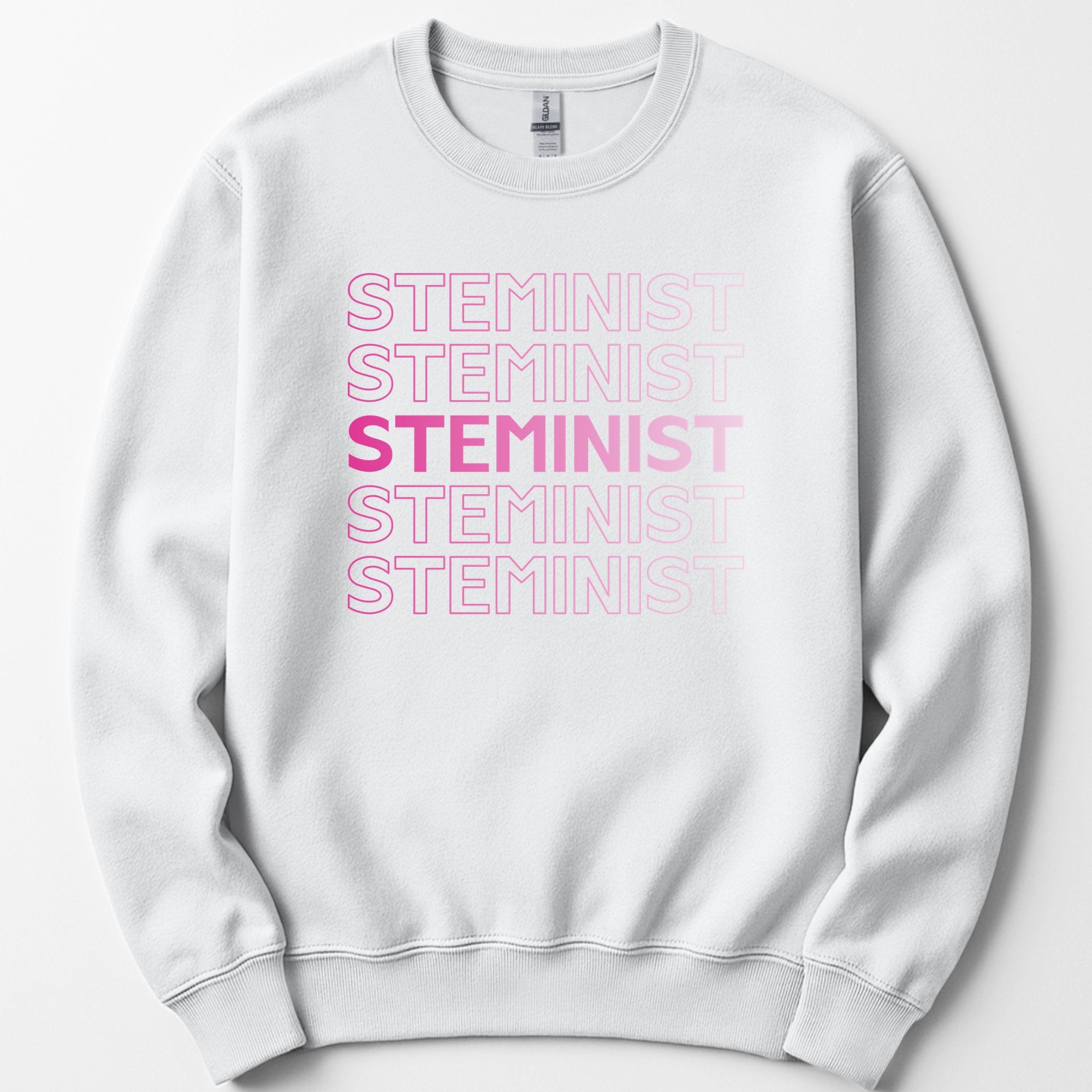 STEMINIST sweatshirt — White