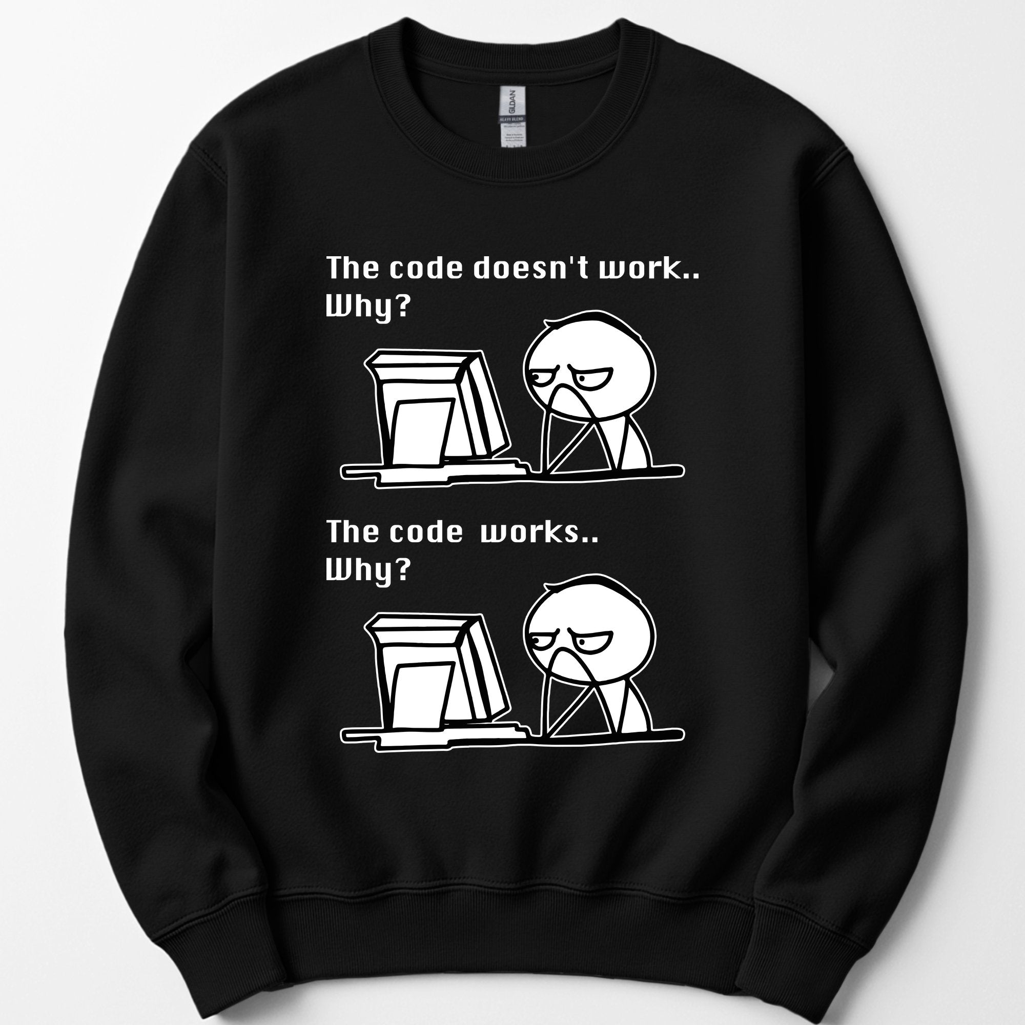 The Code Works sweatshirt — Black