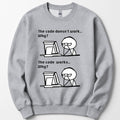The Code Works sweatshirt — Sport Grey