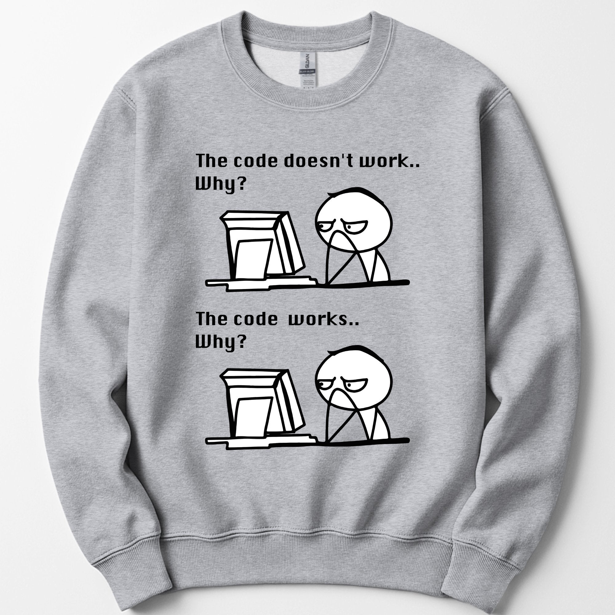 The Code Works sweatshirt — Sport Grey